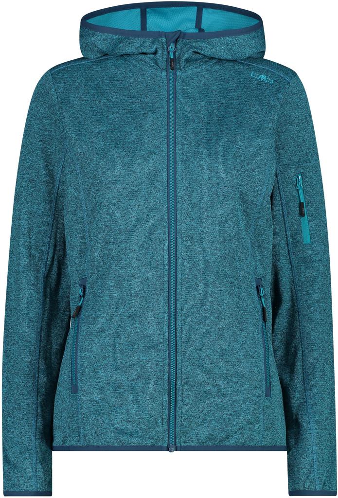 Jacket CMP Woman Fix Hood Jacket (30H5856) Fleece Jacket Woman Fix Hood (30h5856-10mt) Night-tiffany
