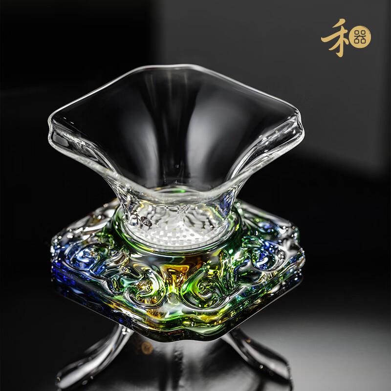 Heqi Glass Tea Infuser Filter