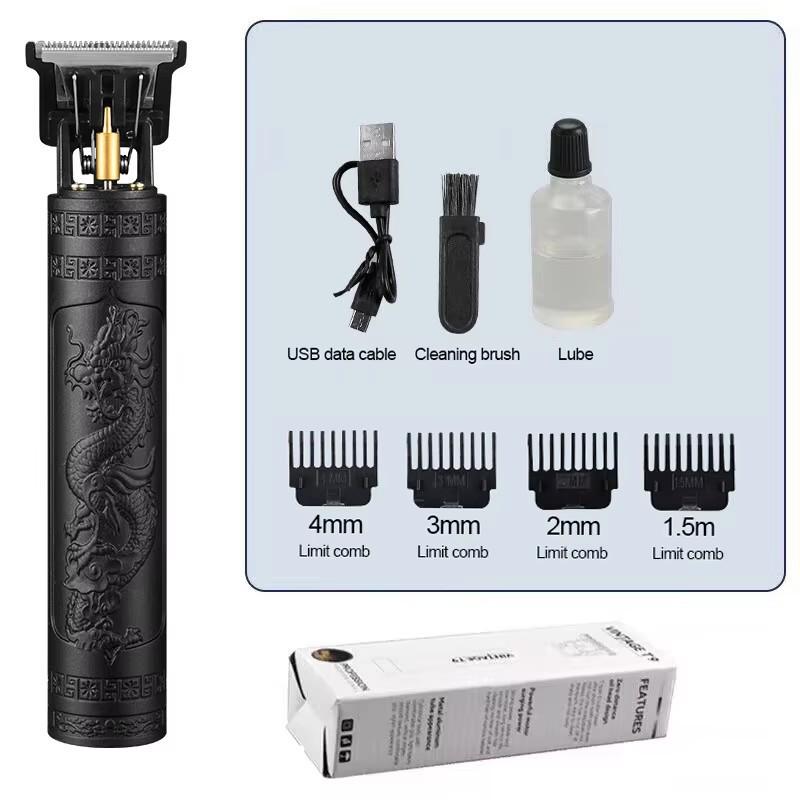 KuangJie Hair Clipper with LED Display & USB Charging