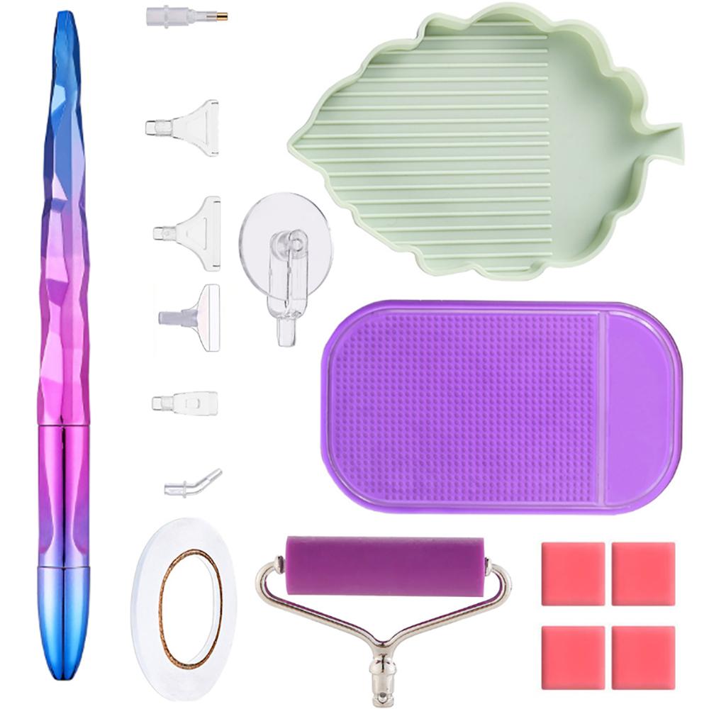 

5D алмазная ручка для рисования, инструмент для нанесения покрытия, ручки-сверла с восковыми наборами Caly, аксессуары для алмазной вышивки, набор роликов для вышивки крестом