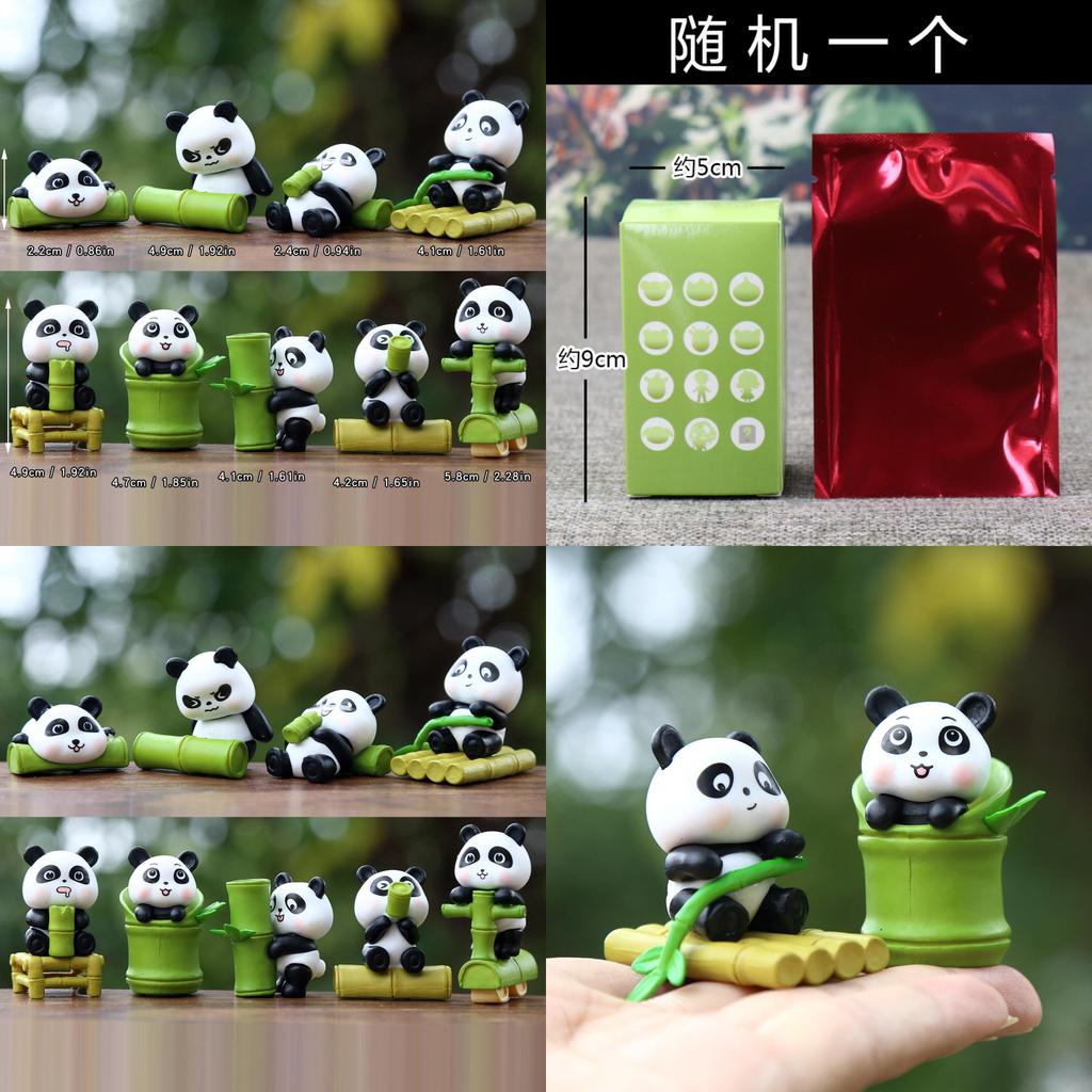 Panda Figure Collectible Pvc Toy With Sensory Development For Kids And Adults