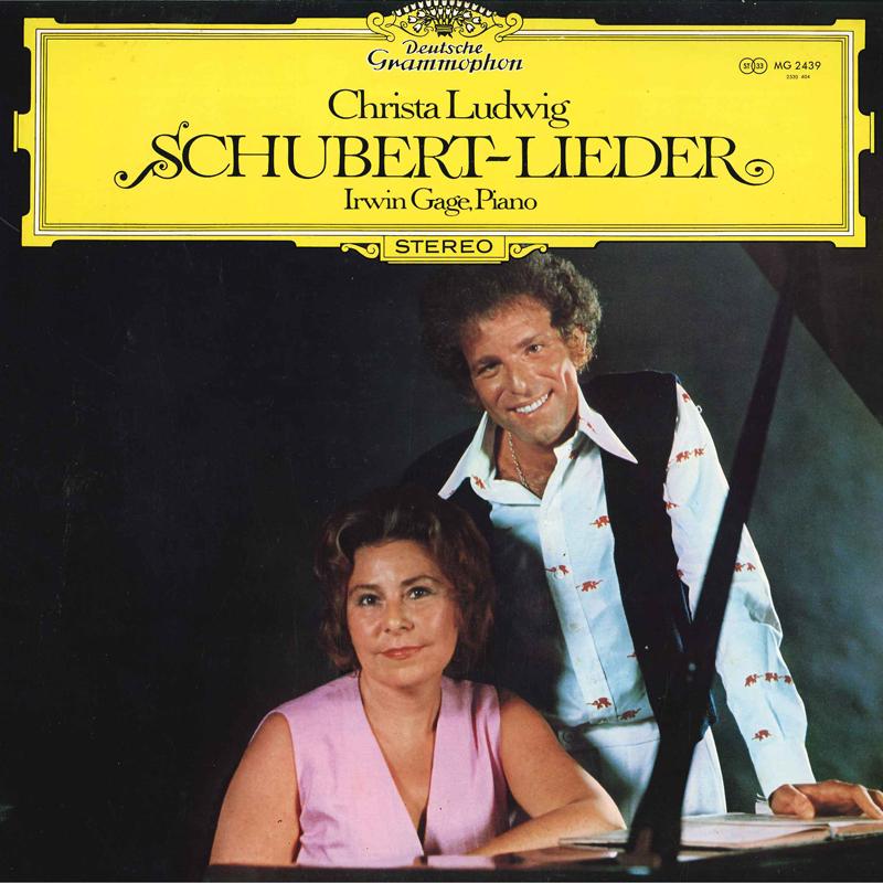 

LP Record CHRISTA LUDWIG, IRWIN GAGE - Schubert: LIEDER MG2439 DEUTSCHE GRAMMO Japan Classical Used