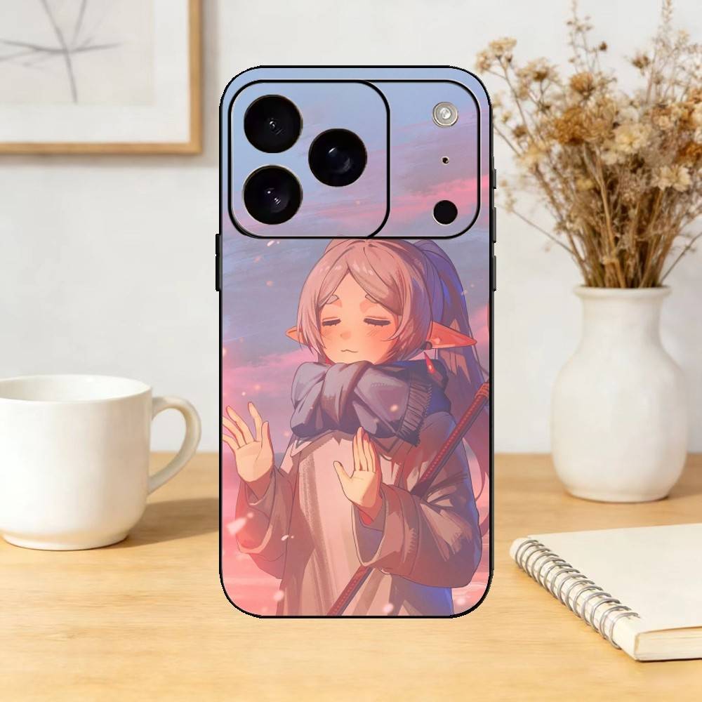 

Beyond Journey F-Frieren And Fern Phone Case For iPhone 17,16,15,14,13,12,11 Plus,Pro Max,SE4Soft Silicone Black Cover iPhone16e