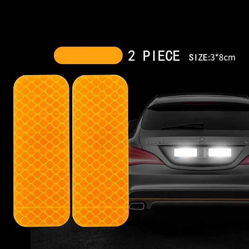 Door Stickers Bumper Reflective Stickers Reflective Warning Reflective Stickers Motorcycle Bike Helmet Stickers