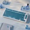 Xiaomi New 132 Keys English Cherry Height PC Fully Transparent Keycaps Mechanical Keyboard Custom Multilingual Keycaps for MX Keyboard