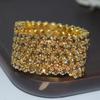 New Bridal AB Rhinestone Arm Bracelet Stage Performance Crystal Jewelry