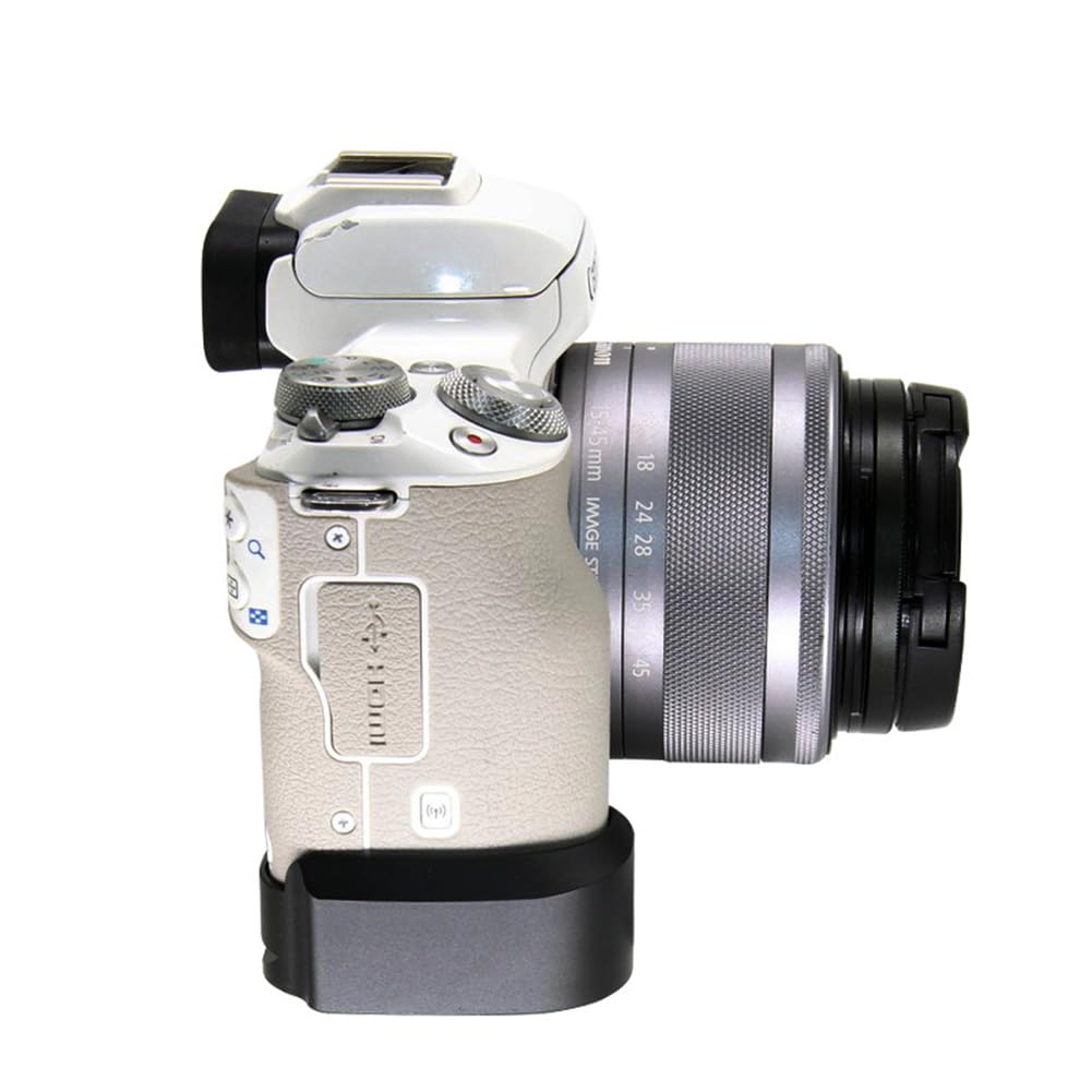 Kinokoo Metal L-Shaped Quick Release Plate Bracket for Canon EOS Kiss M/EOS Kiss M2/EOS M50/EOS M50 Mark 2 with 1/4" Screws