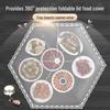 Foldable Dining Table Dustproof & Flyproof Food Cover Lid
