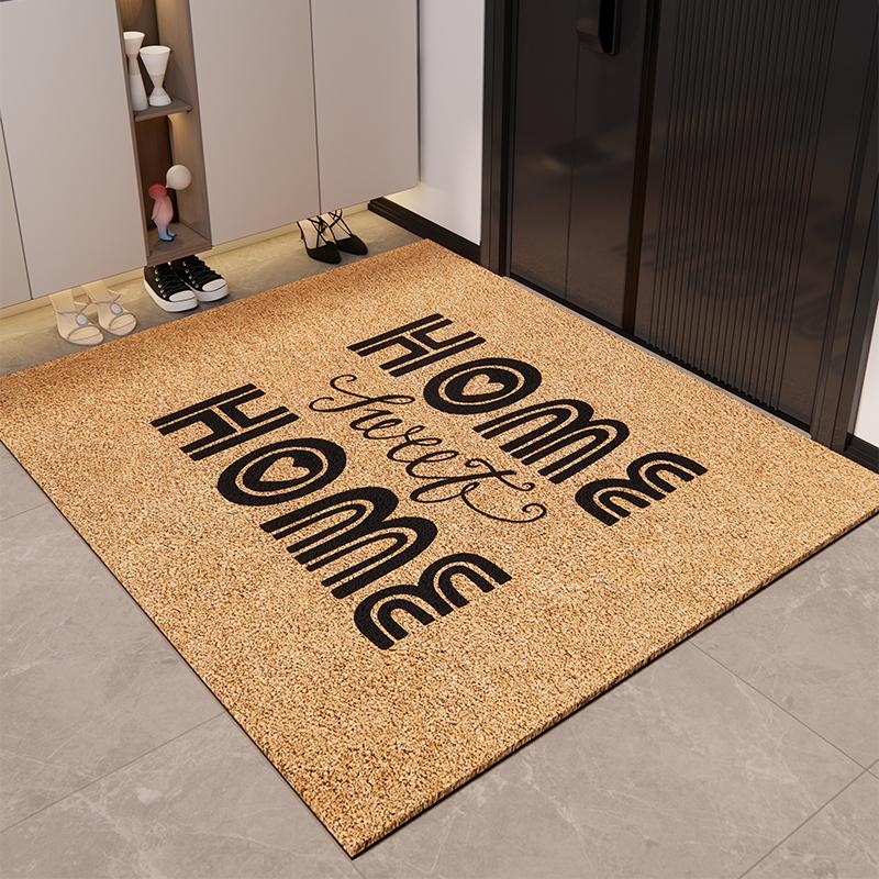 Door Floor Mat Silk Ring New Door Mat Door Non-Slip Foot Pad Dirt-Resistant Leave-In Door Entrance Carpet