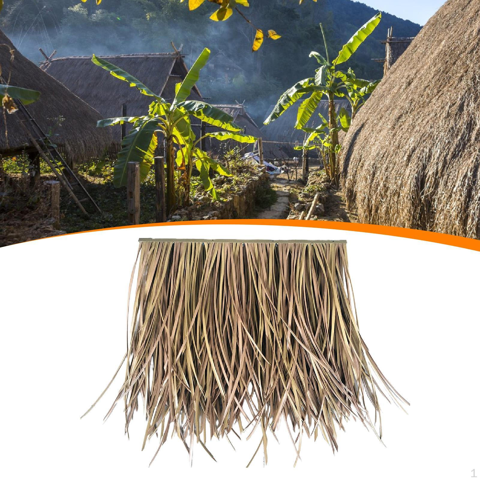 

Artificial Thatch Roofing for Pub Bar,Decorative Easy Install Versatile Synthetic