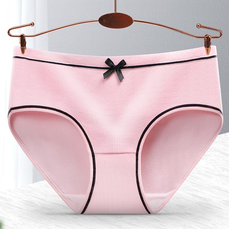 Japanese-Style Mid-Waist Women's Panties – Comfortable, Cute, Plus-Size Options for Teens
