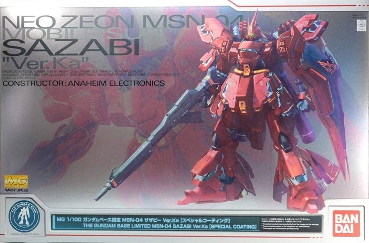 

Gundam MG Gundam Base Limited Sazabi Counterattack Mobile Suit Gundam 1/100 Ver.Ka [Специальное покрытие] Char s