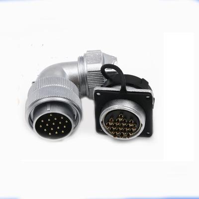 WEIPU WF28 TU+Z M28 90 Grad Stecker Buchse Gehäuseanschluss Wasserdichter Adapter 2 3 4 7 8 9 10 12 16 17 20 24 26 Pins