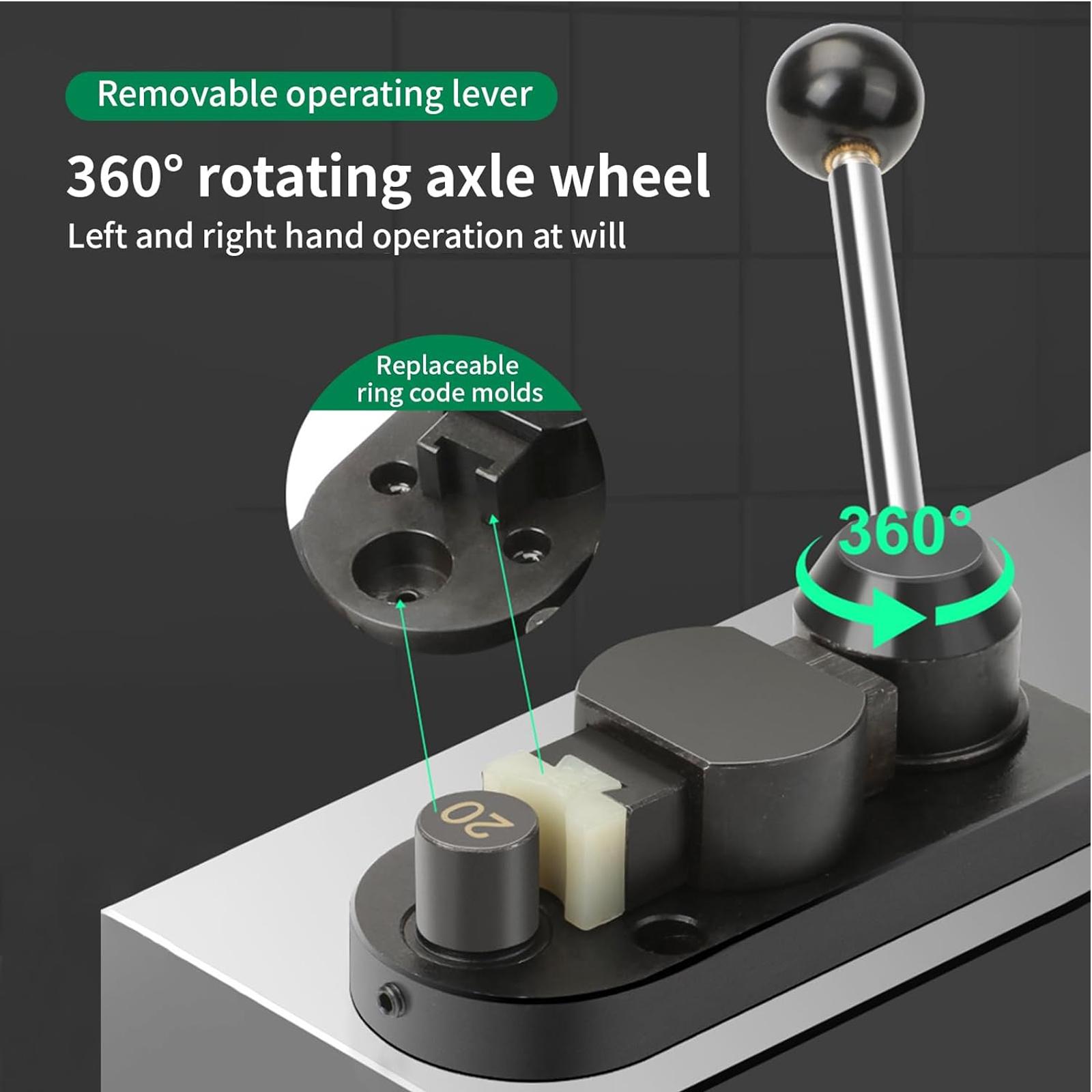 

Professional Manual Rings Bending Machie, Gold Silver Copper Ring Jewelry Shaping Making Bender China Mainland