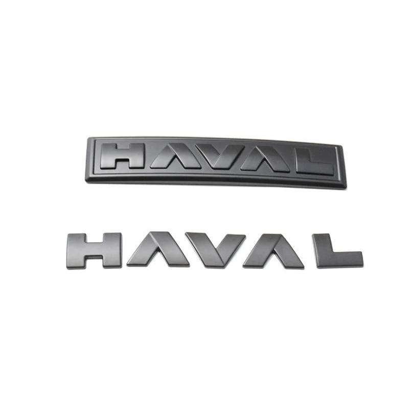 For Haval Emblem ABS Logo Badge Sticker For GWM Haval Dargo Jolion H3 H7 F7\F7X H6 PHEV H5 Front Rear Grille Hood Body Decal