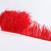Ostrich Feather Trim 8-10cm 10-15cm 10Meters Fringe White for Clothes Ribbon Skirt Plumas Plume Decoration Wedding Party