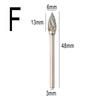 1pc Burrs 3x6mm Tungsten Rotary Drill Carving Bit Double Cut 1/8" Shank