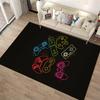 "Colorful Game Controller Pattern Carpet for Living Room Decor" Suitable for use as an anti-slip for living room bedroom sofas