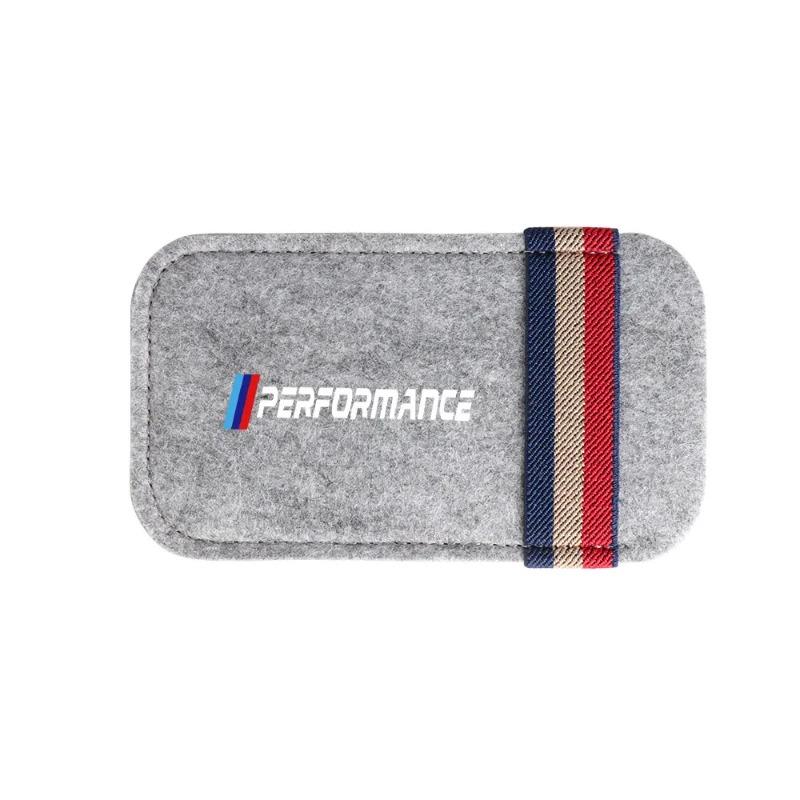 Für BMW Auto Sonnenblende Brillenetui Filzleder Verschleißfest Sonnenbrillenhalter Aufbewahrungsbox Universal Brillen Organizer Tasche