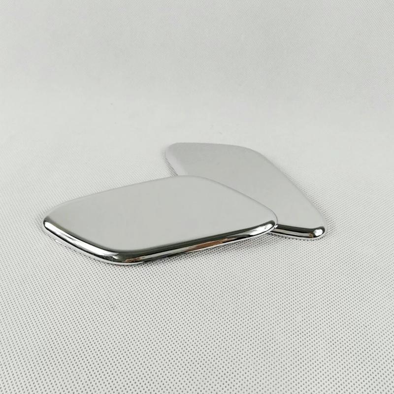 For KIA Sportage 4 QL KX5 2016 2017 2018 ABS Chrome auto accessories Car front Head Decoration patch Cover Trim car styling 2pcs