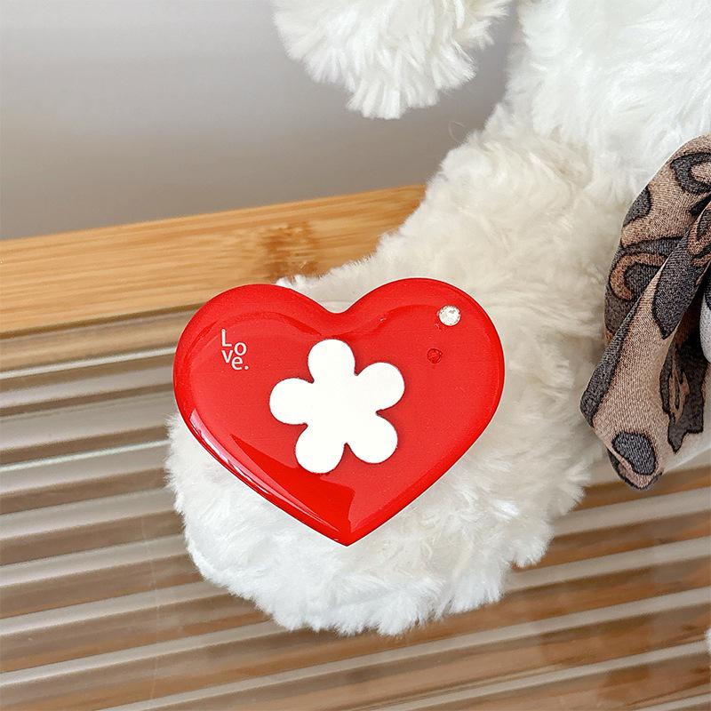 Koreanischer Stil Girly Magnetischer Handyhalter mit Blumenspiegel und Magsafe-Ring Geschenk