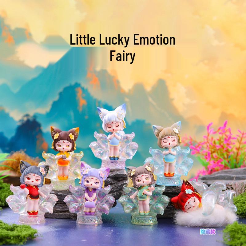 Tu Shan Weisheitsfuchs Fee Figur: Trendiges dekoratives Harzspielzeug für den Schreibtisch und als Geburtstagsgeschenk