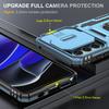 For Motorola Moto G Stylus 4G (2022) Armor Series Drop-proof PC+TPU Phone Case Kickstand Back Cover with Slide Camera Lid