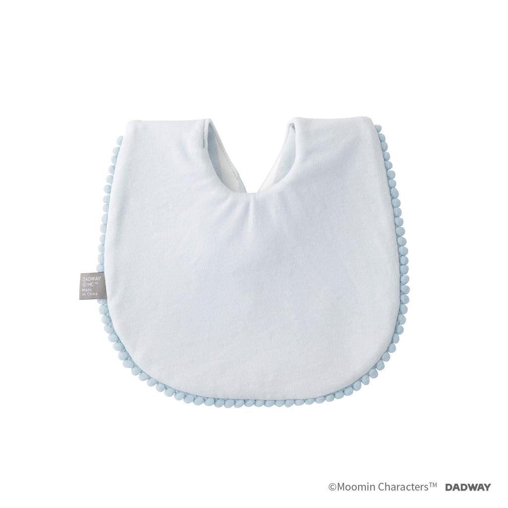 DADWAY MOOMIN BABY Moomin Baby Babador Pom Pom para Passeio de Bebê, Moomin/Azul, BBMB006102200, Presente,