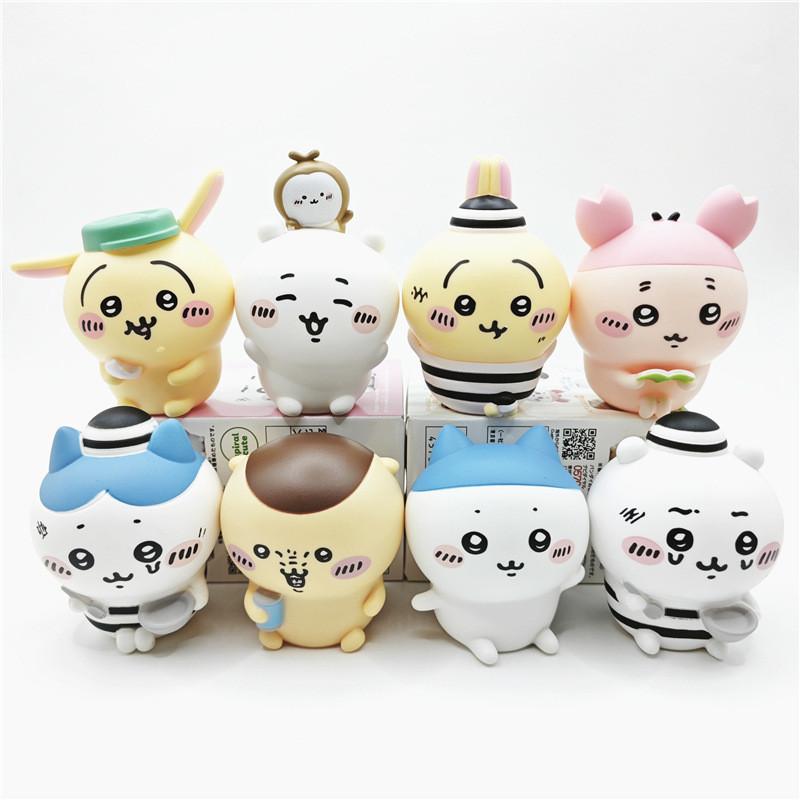 Chiikawa Joke Cartoon Bear Figurines Desktop Decor Collectible Gift Childrens