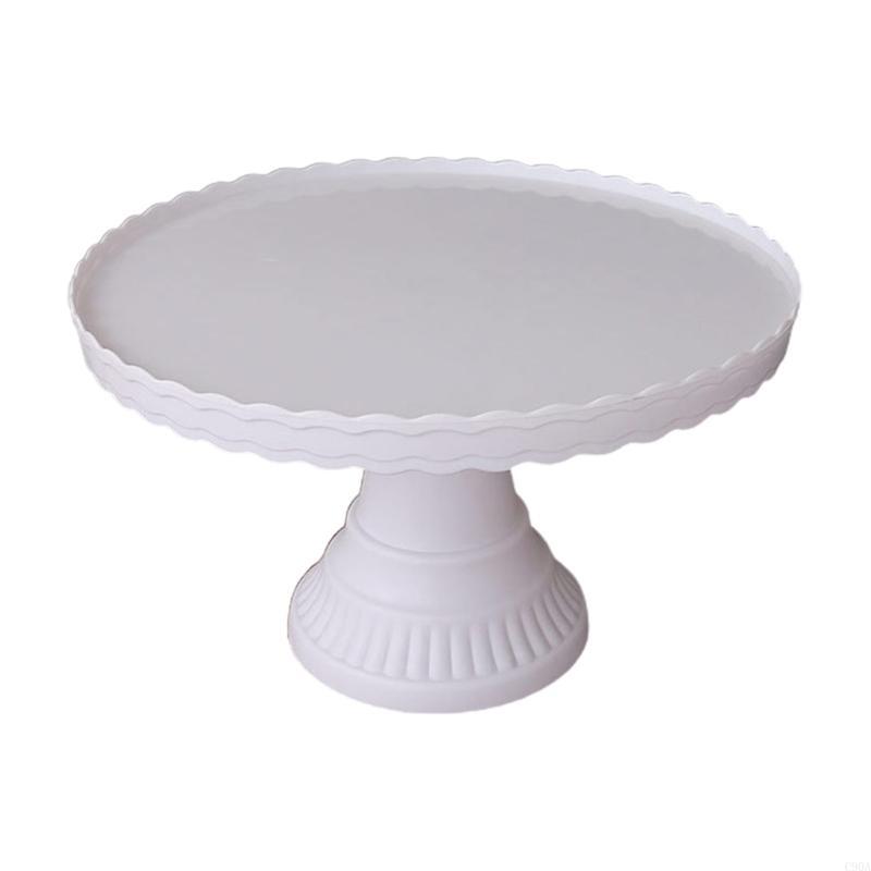 C90A Plastic Cake Stand Display Rack Wedding Decoration Birthday Cake Tray Dessert Cake Tools Desktop Tray for Wedding Birthday