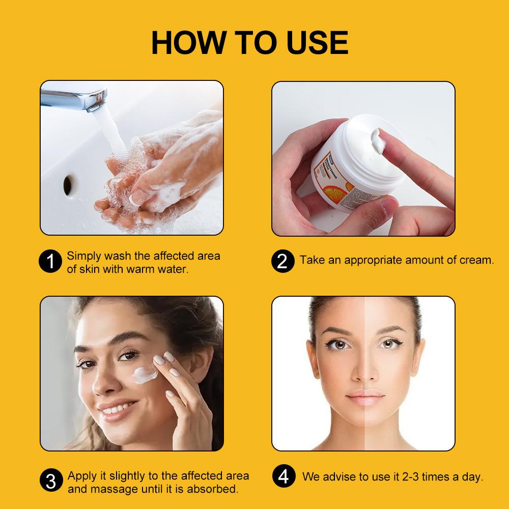 Plaster Body Whitening Cream Lightens Dull Skin on Elbow Joints and Improves Skin Tone