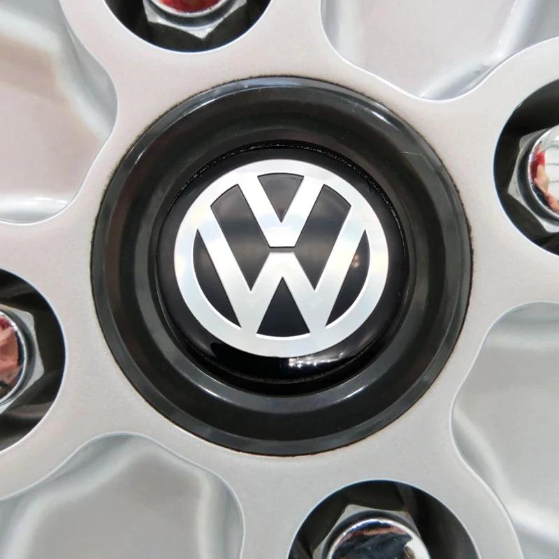 56/60/65/70/75/80/90/120mm Car Wheel Center Decal Hub Sticker for VOLKSWAGEN Golf 5 6 7 Polo Passat Tiguan CC Bettle Bora Touran