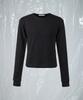 AREUBAN Waffle Layered Long Sleeve_Vintage Black