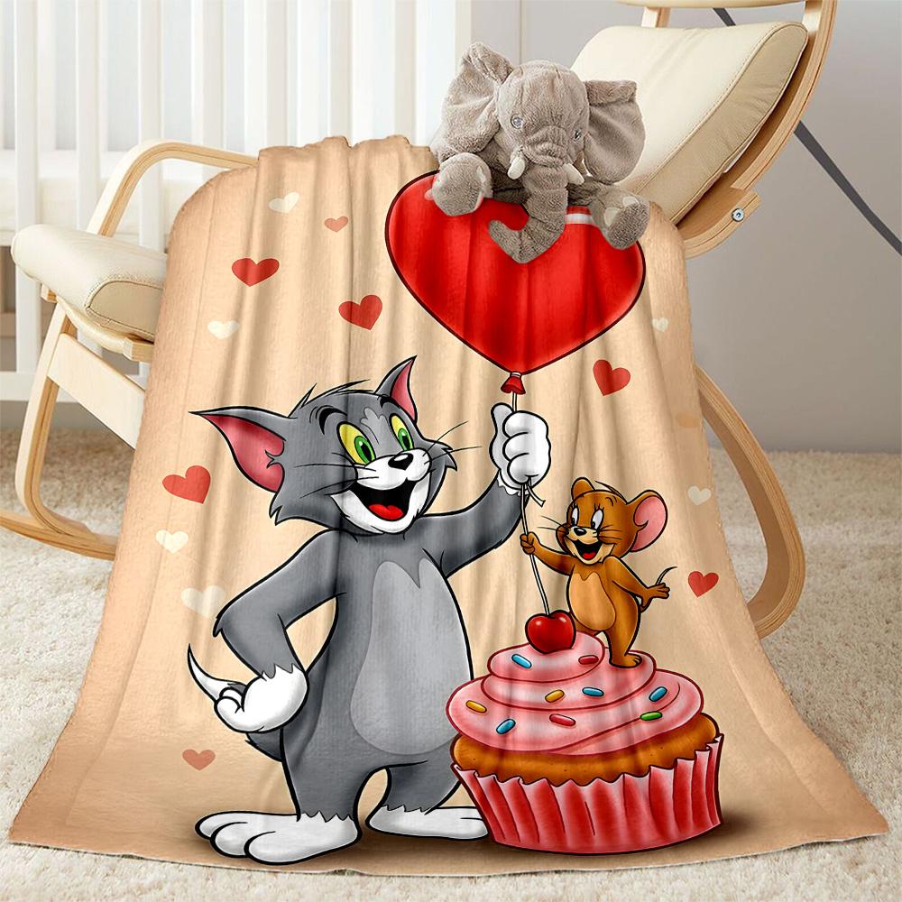Tom And Jerry Adventure Suitable blanket for offices, travel, living rooms also a good gift for friends and family Suitable for all seasons.