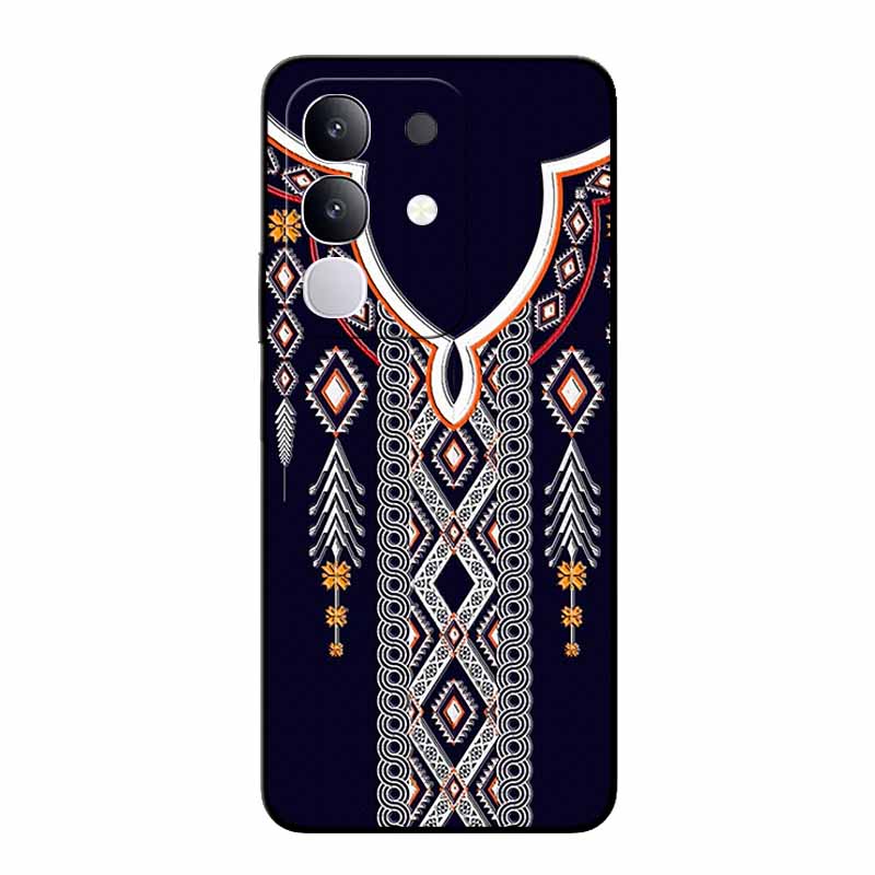 3D Emboss Case For Vivo Y300T V2445EA Relief Emboss Soft Silicone Covers For VIVO Y300t 2025 TPU Relief Emboss Funda Flower Capa