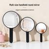 Round HD Handheld Makeup Mirror with Printed Logo - Portable Touch-up and Compact Mirror
