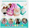 Lazerbuilt Squishmallows Plush Bluetooth Headphones Fifi Pink