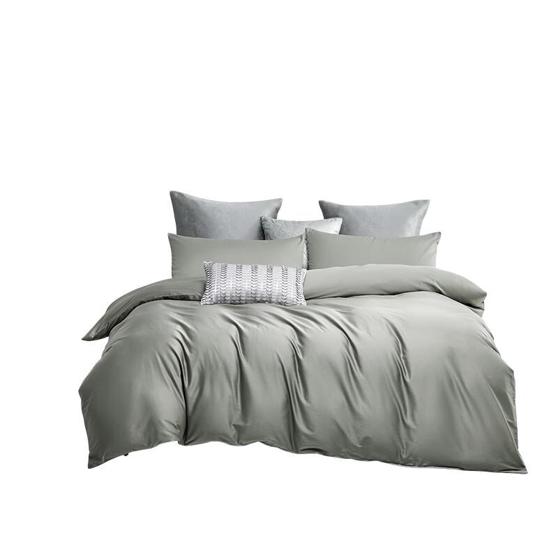Luolai Super Soft Qinghu 60S Cotton Sateen 4-Piece Bedding Set