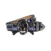 Adult Sequins Belt for Disco Party Waist Belt Rhinestones Skull Buckle Thin Waist Belt Street Cultures Enthusiasts Belt