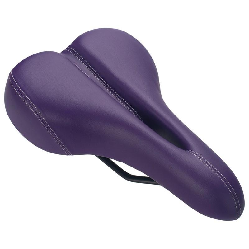 Comfortable Hollow Bicycle Saddle With Memory Foam Padding PU Leather Cover Non-Slip Waterproof Seat Mountain Road Bikes