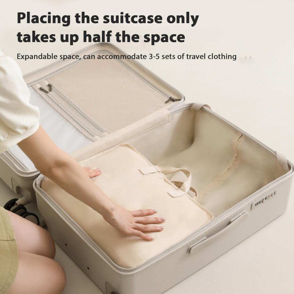 Wear-resistant Packing Cube Hanging Packing Cube with Multiple Compartments 6-in-1 Storage Bag Set Foldable Travel for Clothes