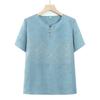 YUZHAOLIN Damen Sommer T-Shirt mit kurzen Ärmeln