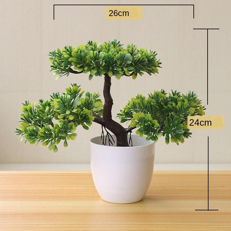 Artificial Plants DIY Simple Bonsai Small Tree Fake Plants Fake Flowers Potted Ornaments Bathroom Home Decor Hotel Garden Decor