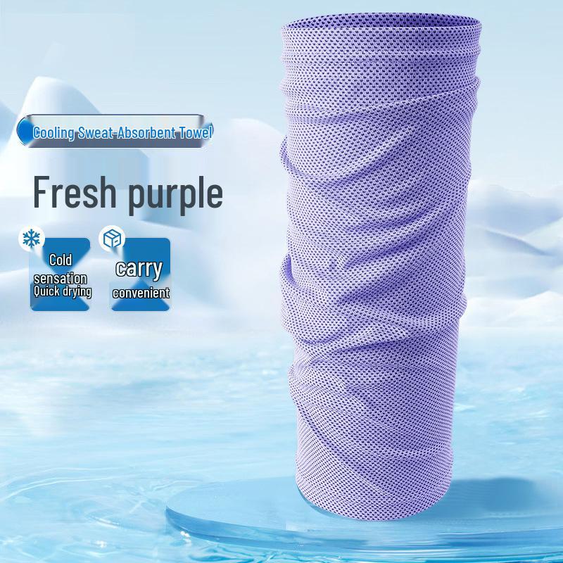 Ice-Feeling Breathable Sports Wristband: Sweat-Absorbing and Wiping for Men & Women - Perfect for Running, Fitness, Basketball, and Badminton.