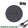 Ultra-Thin Fast Wireless Charger Pad for Samsung Galaxy S24 S23 S22 iPhone 16-12 Pro Max Wireless Induction Charging Station