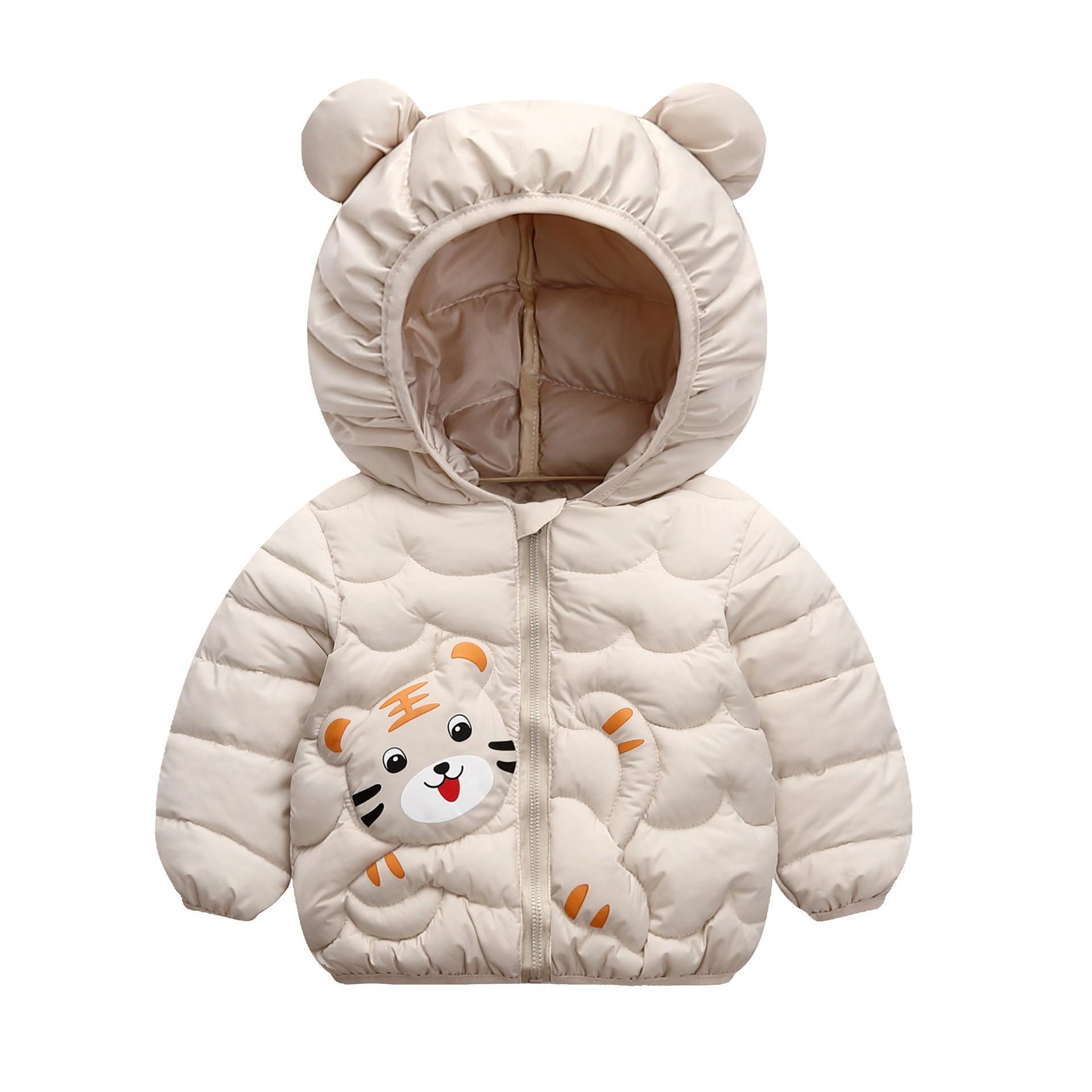 Kids  Pocket Coat - Color Short Cotton Jacket 100