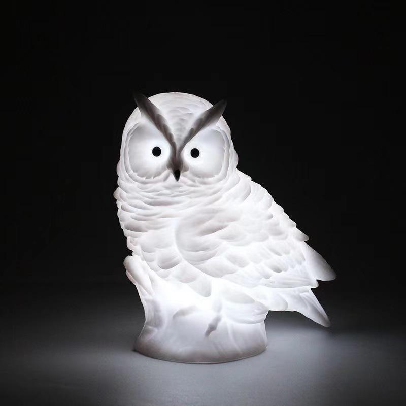 1Pc LED Owl Night Light for Kids - Luminous Bedroom Toy
