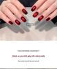 Eniiesh Dark Rose Red Agate Cat Eye Gel Nail Polish - 2025 Autumn/Winter Cherry Wine Red