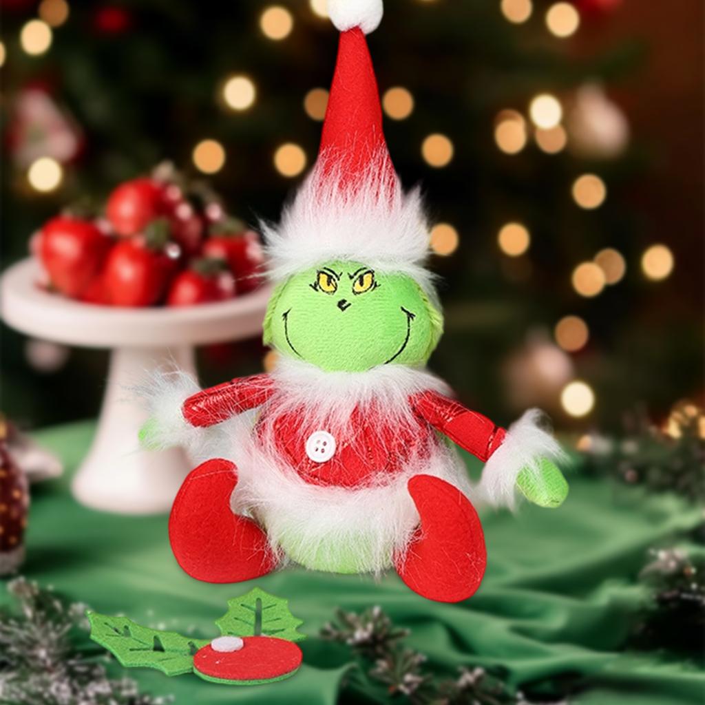 Plush Toy Green  Foam Doll Children's Cartoon Doll Christmas Cute Dolls