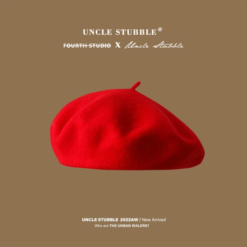 1pc Versatile Solid Minimalist Beret Hat for Women,French Style Artist Hat Elegant Fall Winter Painter Hat,Casual Christmas Gift